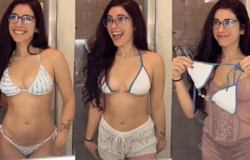 Catarina Paolino caiu na net trocando de roupa