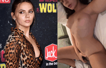 Dafne Keen peladinha mostrando a bucetinha peluda