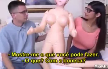 Sexo com legenda Mia Khalifa transando com um fã