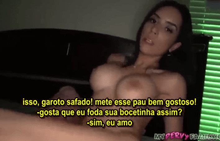 Sexo legendado madrasta fudendo com enteado para ele parar de fuder a irmã