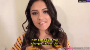 Videos de sexo legendado comendo a irmã safada demais, chamando ele de papai e pedindo mais, enlouquecendo de tesão.