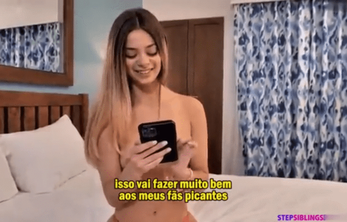 Xvideo legendado irmã gravando video para o OnlyFans com o irmão