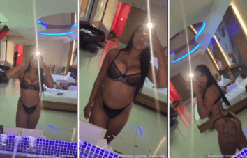 Mileny Costa no motel pronta para levar rola